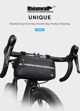 Load image into Gallery viewer, Rhinowalk Bike Bag Bicycle Handlebar Bag 3L Bicycle Frame Bags Multifunction Portable Shoulder Bag Men Handbag Bike Waist Bag
