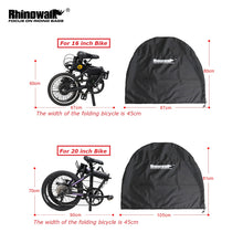 Load image into Gallery viewer, Rhinowalk Bike Storage Bag for 20-16 Inch Folding Bike Carry Bag Bicycle Transport Storage Case Bike Travel Bag for Air Travel
