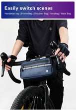 Load image into Gallery viewer, Rhinowalk Bike Bag Bicycle Handlebar Bag 3L Bicycle Frame Bags Multifunction Portable Shoulder Bag Men Handbag Bike Waist Bag
