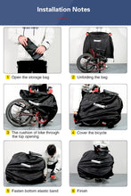 Load image into Gallery viewer, Rhinowalk Bike Storage Bag for 20-16 Inch Folding Bike Carry Bag Bicycle Transport Storage Case Bike Travel Bag for Air Travel
