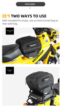 Load image into Gallery viewer, Rhinowalk Scooter Tunnel Tank Bag 15L Multifunction Motorcycle Scooter Tunnel Seat Bag For Yamaha Motorbike Tank Saddle Bags
