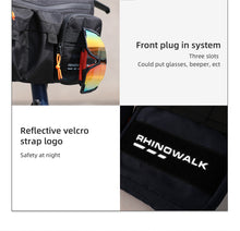 Load image into Gallery viewer, Rhinowalk Bike Handlebar Bag Multifunctional Bike Front Bag for E-Scooter Handlebag Foldable TravleBag Hiking Fishing Fanny Pack
