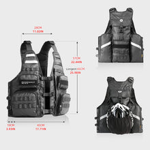 Load image into Gallery viewer, Rhinowalk Upgraded Fishing Vest for Men Summer Multi-Pocketed Vest Adjustable Size Breathable Hiking Vest Men&#39;s Motorcycle Vest
