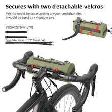 Load image into Gallery viewer, Rhinowalk Waterproof Bike Bag Front Bicycle Handlebar Bag Storage Roll Bag Bicycle Front Bag Bicycle Accessories
