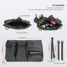 Load image into Gallery viewer, Rhinowalk Bike Handlebar Bag Multifunctional Bike Front Bag for E-Scooter Handlebag Foldable TravleBag Hiking Fishing Fanny Pack
