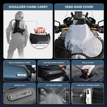 Load image into Gallery viewer, Rhinowalk Motorcycle Fuel Tank Bag Waterproof 15l-18l Universal Motorcycle Tank Bag Yamaha Tank Bag For Bmw Honda Traveling Bag
