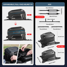 Load image into Gallery viewer, Rhinowalk Motorcycle Fuel Tank Bag Waterproof 15l-18l Universal Motorcycle Tank Bag Yamaha Tank Bag For Bmw Honda Traveling Bag
