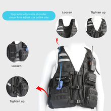 Load image into Gallery viewer, Rhinowalk Upgraded Fishing Vest for Men Summer Multi-Pocketed Vest Adjustable Size Breathable Hiking Vest Men&#39;s Motorcycle Vest
