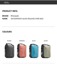 Load image into Gallery viewer, Rhinowalk 2 PCS Bicycle Fork Bag Quick Release Bike Bag Waterproof Electric Scooter Bag Bicycle Front Bag Bike Fork Bag
