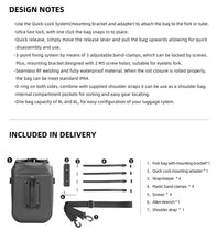 Load image into Gallery viewer, Rhinowalk 2 PCS Bicycle Fork Bag Quick Release Bike Bag Waterproof Electric Scooter Bag Bicycle Front Bag Bike Fork Bag
