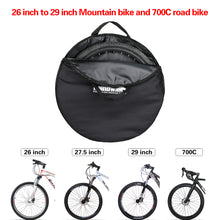 Load image into Gallery viewer, Rhinowalk Bike Wheel Bag Wheelset Carrying Bag 26 to 29 inch MTB Mountain Bike/700C Road Bike Wheel Travel Case
