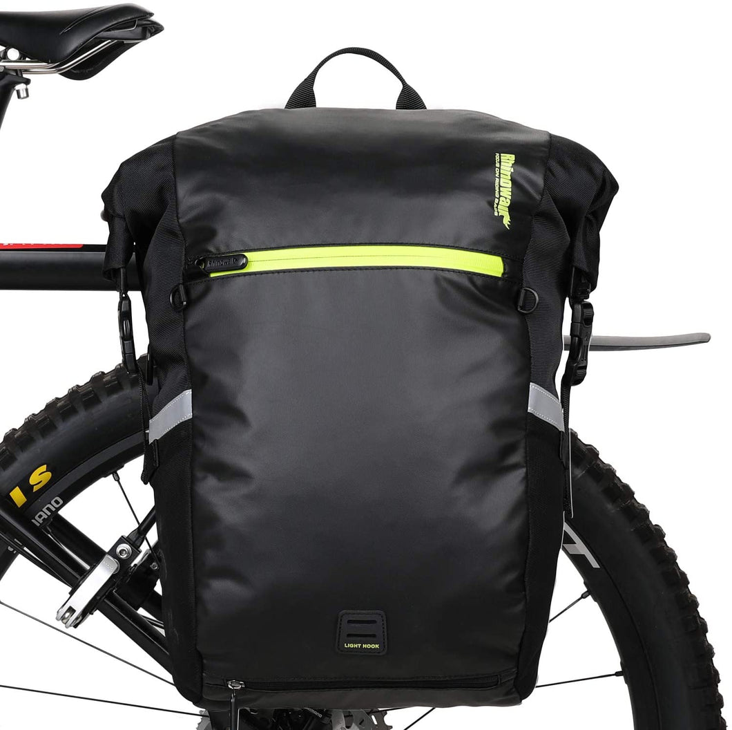 Rhinowalk bikebag -Backpack 2 in 1 Bicycle Saddle Bag for Bike Commuting, Travel and Outdoor