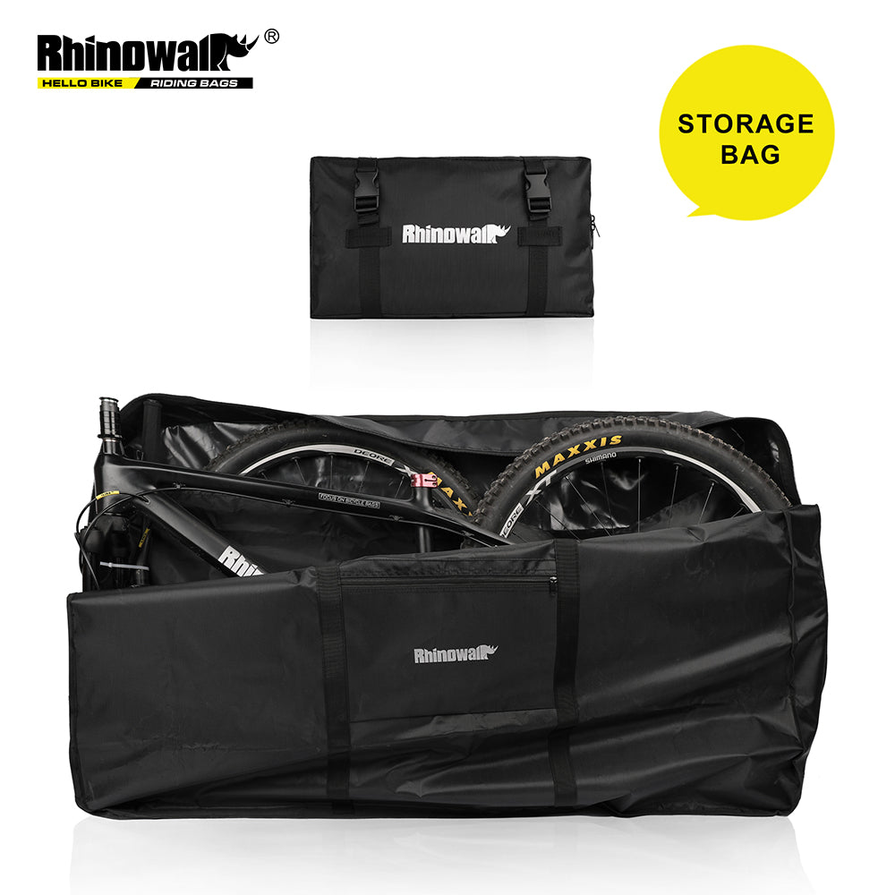 Rhinowalk Bike Carrying Bag for 26 to 27.5 inch MTB Mountain Bike/700C Road Bike Transport Luggage Travel Case