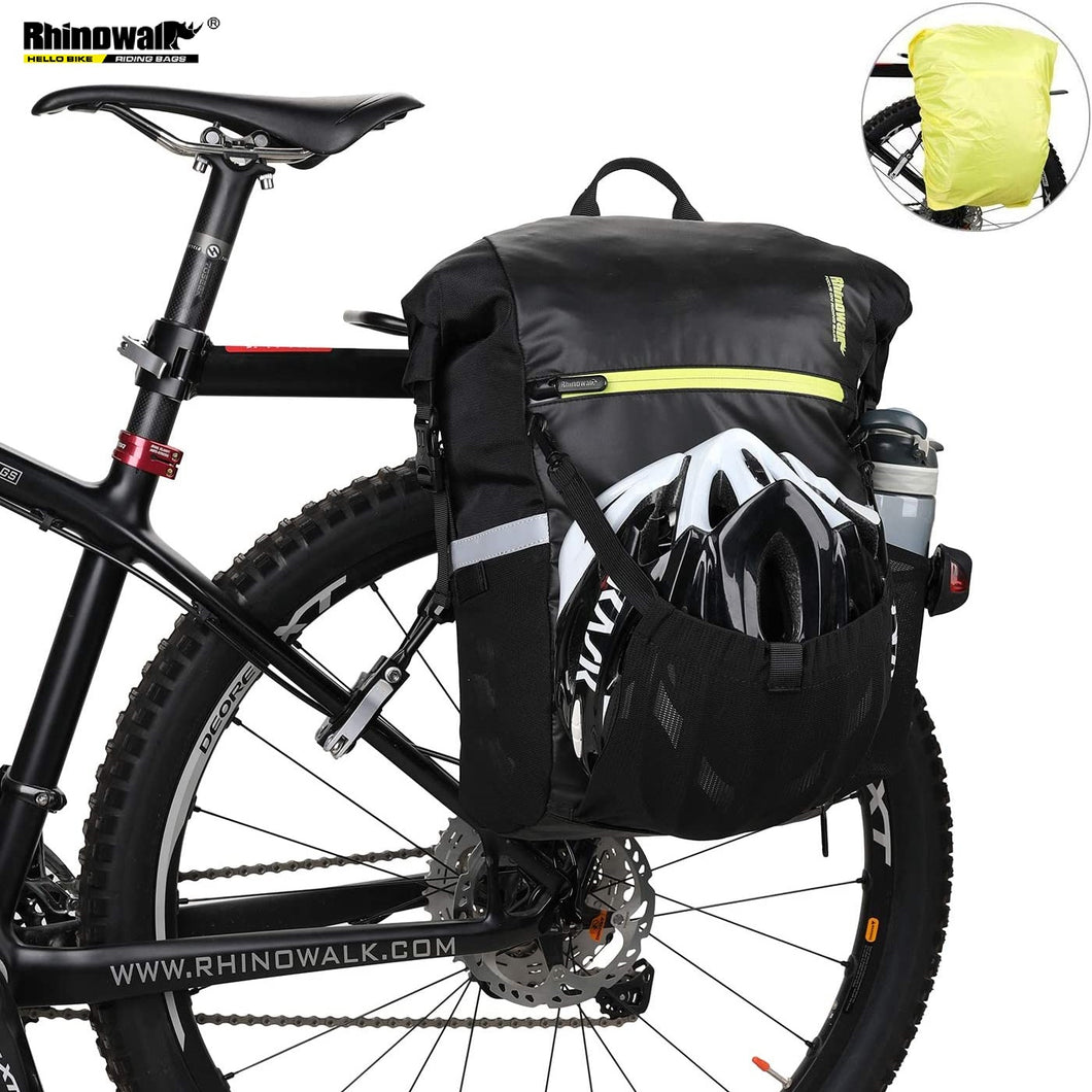 Rhinowal Full Waterproof Bicycle Luggage Bags Multi Travel Bag Road Bike Rear Rack Trunk Cycling Saddle Storage Pannier