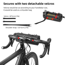 Load image into Gallery viewer, Rhinowalk Bike Handlebar Bag Waterproof Bicycle Front Bag Storage Roll Bag MTB Bicycle Handlebar Bag Cycling Accessories
