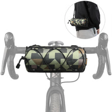 Load image into Gallery viewer, Rhinowalk Bike Bag Portable Handlebar Pannier Multi-purpose Large Capacity Backpack MTB Road Cycling Frame Tube Bag Elastic Band
