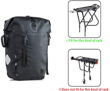 Load image into Gallery viewer, Rhinowalk 25L Waterproof Bike Bag MTB Road Bike Bicycle Rear Rack Pannier Bag Cycling Rear Seat Bag Shoulder Bag Bike Accessorie
