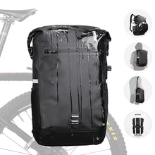 Load image into Gallery viewer, Rhinowalk Bike Pannier Bag 22L Waterproof Bicycle Bag Motor Pannier Backpack Shoulder Bag Laptop Pannier Travel Bag Professional Cycling Accessories
