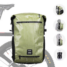 Load image into Gallery viewer, Rhinowalk Bike Pannier Bag 22L Waterproof Bicycle Bag Motor Pannier Backpack Shoulder Bag Laptop Pannier Travel Bag Professional Cycling Accessories
