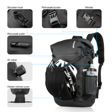 Load image into Gallery viewer, Rhinowalk Bike Pannier Bag 22L Waterproof Bicycle Bag Motor Pannier Backpack Shoulder Bag Laptop Pannier Travel Bag Professional Cycling Accessories
