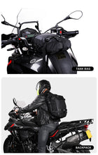 Load image into Gallery viewer, Rhinowalk Motor Pannier Bag 30L Multifunctional Waterproof Rear Rack Trunk Motorcycle Seat Bag Motorbike Saddle Bag Professional Motor Accessories-Black
