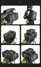 Load image into Gallery viewer, Rhinowalk Motorcycle Tail Bag Large Capacity 30L Waterproof Motorcycle Luggage Case Motorcycle Bags Side Motorcycle Accessories
