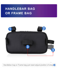 Load image into Gallery viewer, Rhinowalk Bike Handlebar Bag, Multifunctional Waterproof Mountain Bike Crossbar Front Bag Road Bike Basket Bicycle Frame Bag Waist Shoulder Bag Bicycle Bag Professional Cycling Accessories
