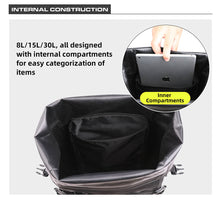 Load image into Gallery viewer, Rhinowalk Motorcycle Tail Bag Large Capacity 30L Waterproof Motorcycle Luggage Case Motorcycle Bags Side Motorcycle Accessories
