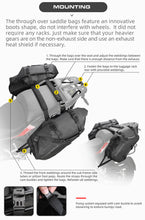 Load image into Gallery viewer, Rhinowalk Motorcycle Bag 48L Waterproof Saddle Tail Bag 2PCS Universal Motorbike Waterproof Removable Inner Bag Luggage Pannier
