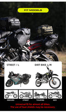 Load image into Gallery viewer, Rhinowalk Motorcycle Bag 48L Waterproof Saddle Tail Bag 2PCS Universal Motorbike Waterproof Removable Inner Bag Luggage Pannier
