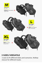 Load image into Gallery viewer, Rhinowalk Motorcycle Bag 48L Waterproof Saddle Tail Bag 2PCS Universal Motorbike Waterproof Removable Inner Bag Luggage Pannier
