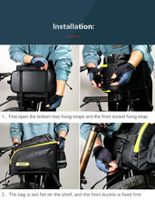 Load image into Gallery viewer, Rhinowalk Bicycle Bag 17L Multifunctional Pannier Rack Rear Trunk With Raincover Electric Bike Cycling Professional Accessories
