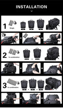 Load image into Gallery viewer, Rhinowalk Motor Pannier Bag 30L Multifunctional Waterproof Rear Rack Trunk Motorcycle Seat Bag Motorbike Saddle Bag Professional Motor Accessories-Black
