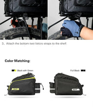 Load image into Gallery viewer, Rhinowalk Bicycle Bag 17L Multifunctional Pannier Rack Rear Trunk With Raincover Electric Bike Cycling Professional Accessories
