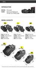 Load image into Gallery viewer, Rhinowalk Motorcycle Bag 48L Waterproof Saddle Tail Bag 2PCS Universal Motorbike Waterproof Removable Inner Bag Luggage Pannier
