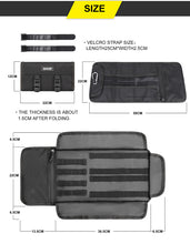 Load image into Gallery viewer, Rhinowalk Motorcycle Motorbike Saddle Bag Tool Organizer Bag Roll Up Tool Pouch Motor Handlebar Bag Motor Accessory
