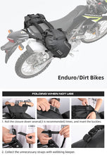 Load image into Gallery viewer, Rhinowalk Motorcycle Bag 48L Waterproof Saddle Tail Bag 2PCS Universal Motorbike Waterproof Removable Inner Bag Luggage Pannier
