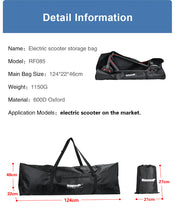 Load image into Gallery viewer, Rhinowalk Scooter Carrying Bag Portable Scooter Storage Bag Electric Scooter Bag for XIAOMI Scooter Transport Bag Accessories
