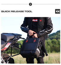 Load image into Gallery viewer, Rhinowalk Motorcycle SaddleBag 20L-40L Universal Side Bag With Removable 100% Waterproof Inner Bag Travel Motorbike Luggage Storage
