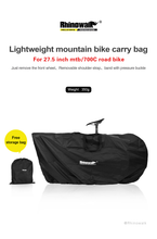 Load image into Gallery viewer, Rhinowalk Bike Carrying Bag for 16-27.5 Inch Bike Storage Portable Bag Cycling Carry Bag MTB Travel Case Bicycle Accessorie
