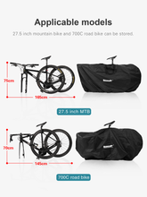 Load image into Gallery viewer, Rhinowalk Bike Carrying Bag for 16-27.5 Inch Bike Storage Portable Bag Cycling Carry Bag MTB Travel Case Bicycle Accessorie
