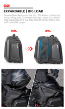 Load image into Gallery viewer, Rhinowalk Motorcycle Bag Waterproof Motorcycle Tail Bag Multi-functional Motorcycle Seat Bag High Capacity Moto Bag
