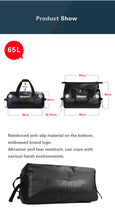 Load image into Gallery viewer, Rhinowalk 65L Motorcycle and Cycling Waterproof Bag Durable Large Capacity Motorcycle Dry Duffel Bag for Travel Hiking Camping
