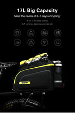 Load image into Gallery viewer, Rhinowalk Bicycle Bag 17L Multifunctional Pannier Rack Rear Trunk With Raincover Electric Bike Cycling Professional Accessories
