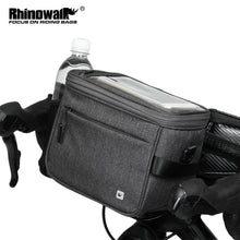 Load image into Gallery viewer, Rhinowalk Bike Basket,Lunch Box Insulated Bike Handlebar Bag Bike Front Bag Camera Bag Handbag Phone Bag with Touch Screen Shoulder Strap Professional Cycling Accessories
