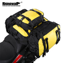 Load image into Gallery viewer, Rhinowalk Motor Pannier Bag 30L Multifunctional Waterproof Rear Rack Trunk Motorcycle Seat Bag Motorbike Saddle Bag Professional Motor Accessories-Black
