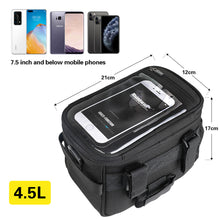 Load image into Gallery viewer, Rhinowalk Bike Basket,Lunch Box Insulated Bike Handlebar Bag Bike Front Bag Camera Bag Handbag Phone Bag with Touch Screen Shoulder Strap Professional Cycling Accessories
