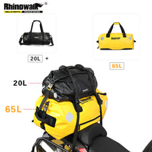 Load image into Gallery viewer, Rhinowalk 65L Motorcycle and Cycling Waterproof Bag Durable Large Capacity Motorcycle Dry Duffel Bag for Travel Hiking Camping
