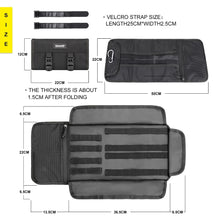 Load image into Gallery viewer, Rhinowalk Motorcycle Motorbike Saddle Bag Tool Organizer Bag Roll Up Tool Pouch Motor Handlebar Bag Motor Accessory
