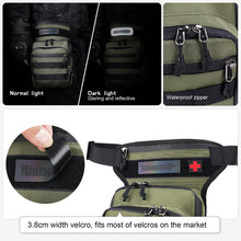 Load image into Gallery viewer, Rhinowalk Motorcycle Drop Leg Bag Fanny Pack Waist Hip Bag Shoulder Bag Thigh Packs for Outdoor Travel Fishing Hiking Cycling
